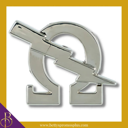 Omega Psi Phi ΩΨΦ Bolt Lapel Pin-Silver-Omega Psi Phi Paraphernalia-Omega Psi Phi Lapel Pin-Betty's Promos Plus