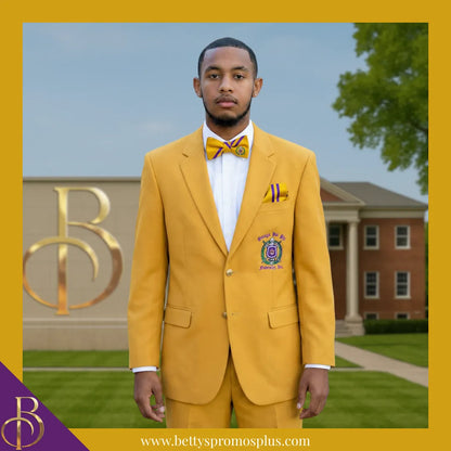 Omega Psi Phi ΩΨΦ Bow Tie and Pocket Square Combo-Omega Psi Phi Paraphernalia-Omega Psi Phi Bow Tie Set-Betty's Promos Plus