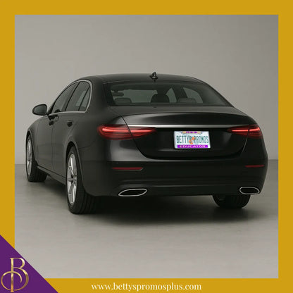 Omega Psi Phi ΩΨΦ Educator Chrome Laser Engraved Mirrored Acrylic Auto Tag License Plate Frame-Omega Psi Phi Paraphernalia-Omega Psi Phi Auto Tag Frame-Betty's Promos Plus