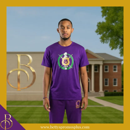 Omega Psi Phi ΩΨΦ Elite Jogger Pants with Zippered Leg Opening-Omega Psi Phi Paraphernalia-Omega Psi Phi Jogger Pants-Betty's Promos Plus