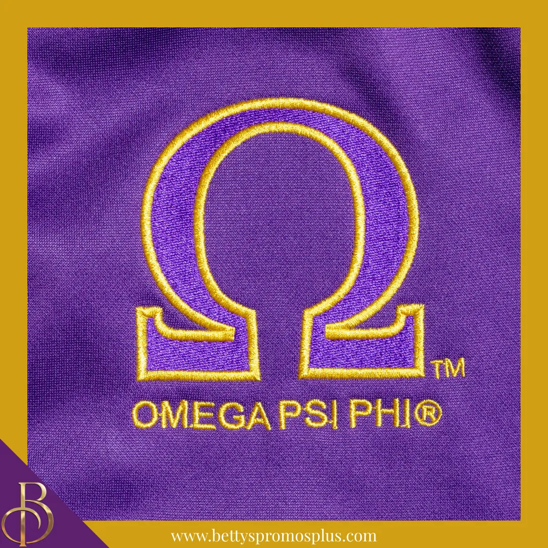 Omega Psi Phi ΩΨΦ Elite Jogger Pants with Zippered Leg Opening-Omega Psi Phi Paraphernalia-Omega Psi Phi Jogger Pants-Betty's Promos Plus