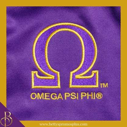 Omega Psi Phi ΩΨΦ Elite Jogger Pants with Zippered Leg Opening-Omega Psi Phi Paraphernalia-Omega Psi Phi Jogger Pants-Betty's Promos Plus