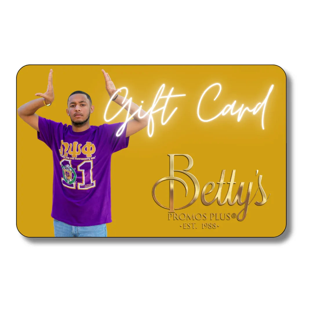 Omega Psi Phi ΩΨΦ Gift Card-Omega Psi Phi Paraphernalia-Omega Psi Phi Gift Card-Betty's Promos Plus