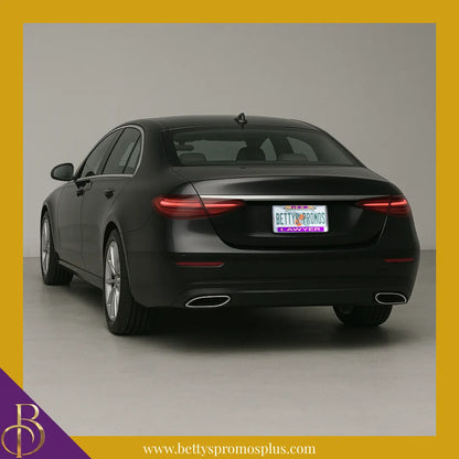Omega Psi Phi ΩΨΦ Lawyer Chrome Laser Engraved Mirrored Acrylic Auto Tag License Plate Frame-Omega Psi Phi Paraphernalia-Omega Psi Phi Auto Tag Frame-Betty's Promos Plus