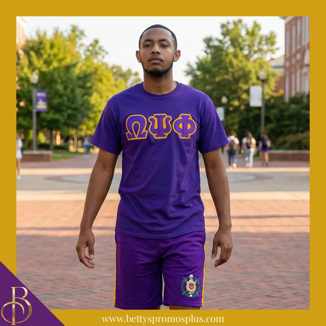 Omega Psi Phi ΩΨΦ Performance Shorts-Omega Psi Phi Paraphernalia-Omega Psi Phi Shorts-Betty's Promos Plus