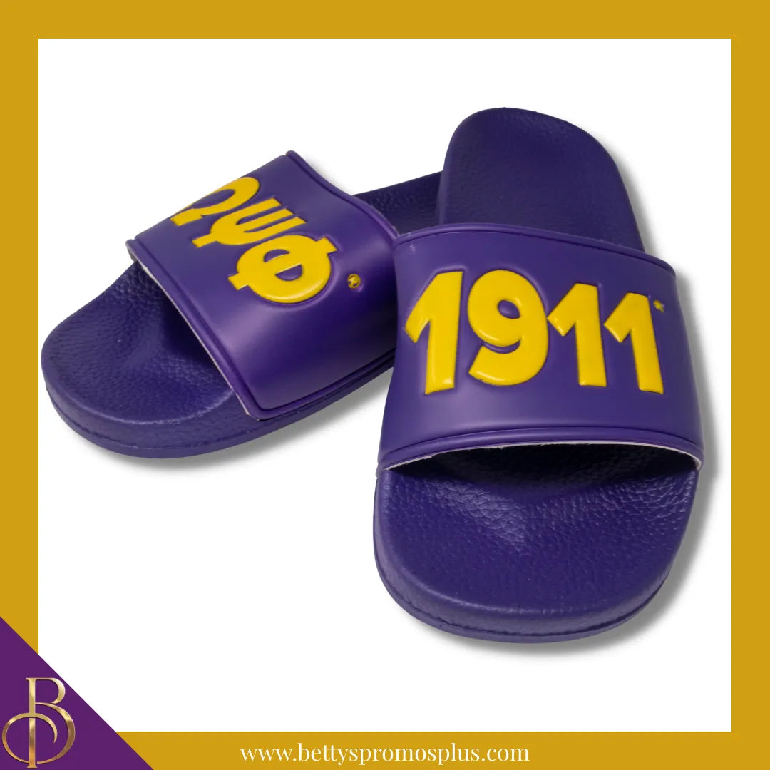 Omega Psi Phi ΩΨΦ Sandals with Drawstring Travel Bag-Omega Psi Phi Paraphernalia-Omega Psi Phi Sandals-Betty's Promos Plus