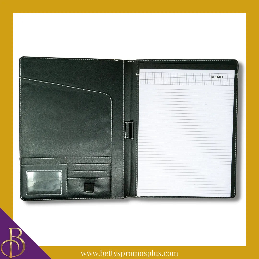 Omega Psi Phi ΩΨΦ Shield Business Padfolio Portfolio with Legal Pad-Omega Psi Phi Paraphernalia-Omega Psi Phi Portfolio-Betty's Promos Plus