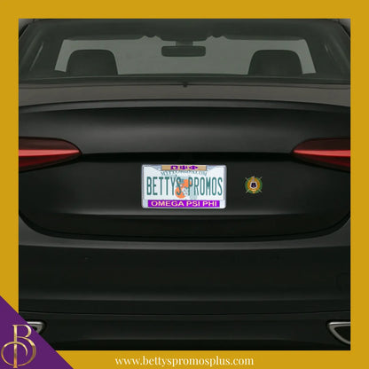 Omega Psi Phi ΩΨΦ Shield Crest Auto Car Decal Sticker Emblem-Omega Psi Phi Paraphernalia-Omega Psi Phi Auto Decal-Betty's Promos Plus