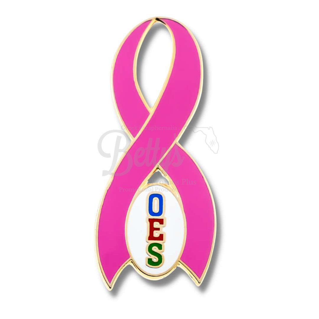 Order of Eastern Star OES Breast Cancer Awareness Greek Lapel Pin-Pink-Order of Eastern Star Paraphernalia-Order of Eastern Star Lapel Pin-Betty's Promos Plus
