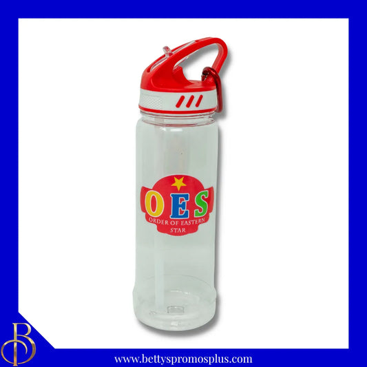Order of Eastern Star OES Eastman Tritan 24 oz Plastic Water Bottle-Order of Eastern Star Paraphernalia-Order of Eastern Star Water Bottle-Betty's Promos Plus