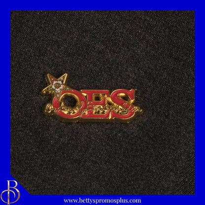 Order of Eastern Star OES Signature Lapel Pin-Order of Eastern Star Paraphernalia-Order of Eastern Star Lapel Pin-Betty's Promos Plus