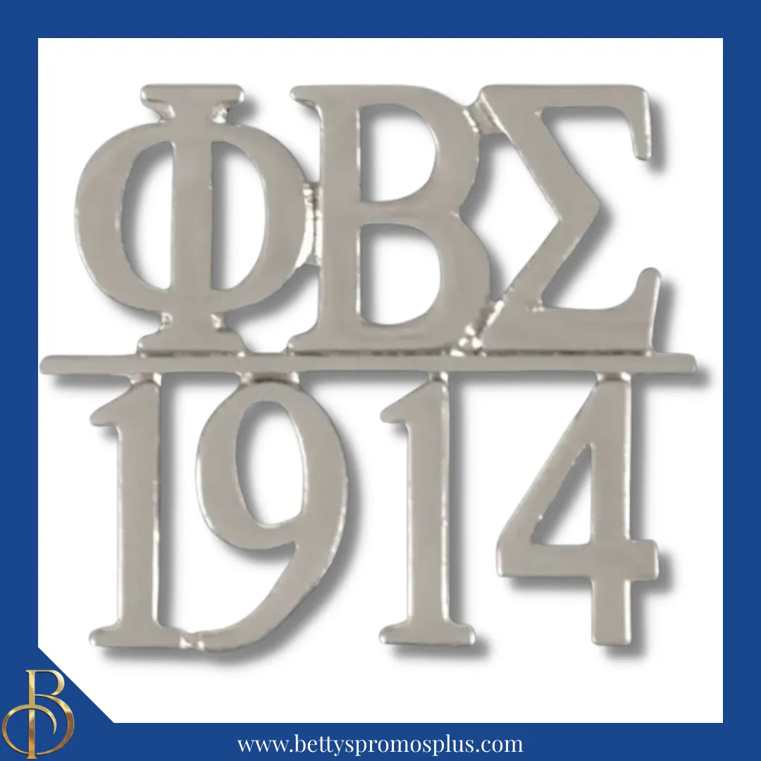 Phi Beta Sigma ΦΒΣ 1914 Greek Lapel Pin-Phi Beta Sigma Paraphernalia-Phi Beta Sigma Lapel Pin-Betty's Promos Plus