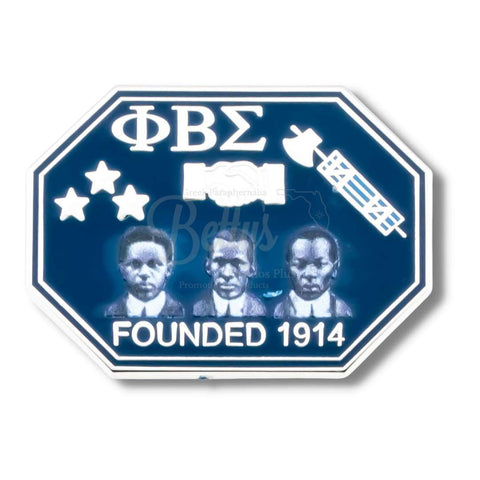 Phi Beta Sigma ΦΒΣ 3 Founders Greek Lapel Pin-Phi Beta Sigma Paraphernalia-Phi Beta Sigma Lapel Pin-Betty's Promos Plus