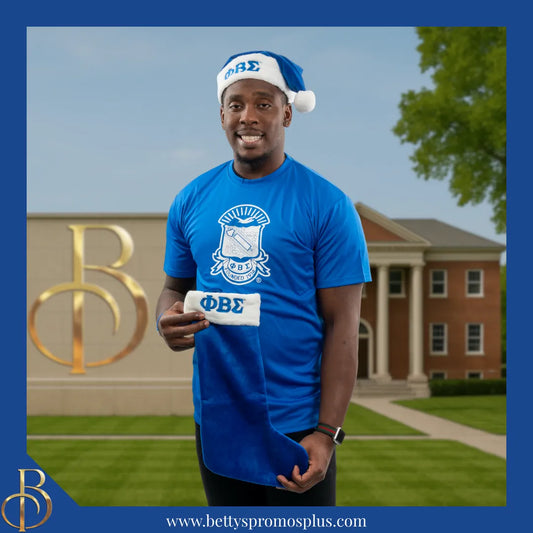 Phi Beta Sigma ΦΒΣ Christmas Stocking-Phi Beta Sigma Paraphernalia-Phi Beta Sigma Christmas Stocking-Betty's Promos Plus