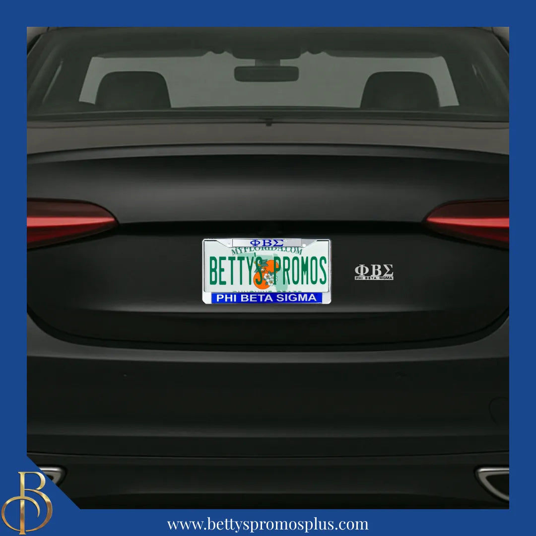 Phi Beta Sigma ΦΒΣ Chrome Car Badge Auto Emblem Sticker Decal-Phi Beta Sigma Paraphernalia-Phi Beta Sigma Auto Decal-Betty's Promos Plus