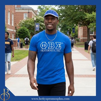 Phi Beta Sigma ΦΒΣ Embroidered Greek Letter Featherlight Moisture Wicking Visor-Phi Beta Sigma Paraphernalia-Phi Beta Sigma Visor-Betty's Promos Plus