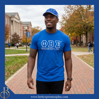 Phi Beta Sigma ΦΒΣ Embroidered Greek Letters Featherlight Moisture Wicking Hat-Phi Beta Sigma Paraphernalia-Phi Beta Sigma Hats-Betty's Promos Plus