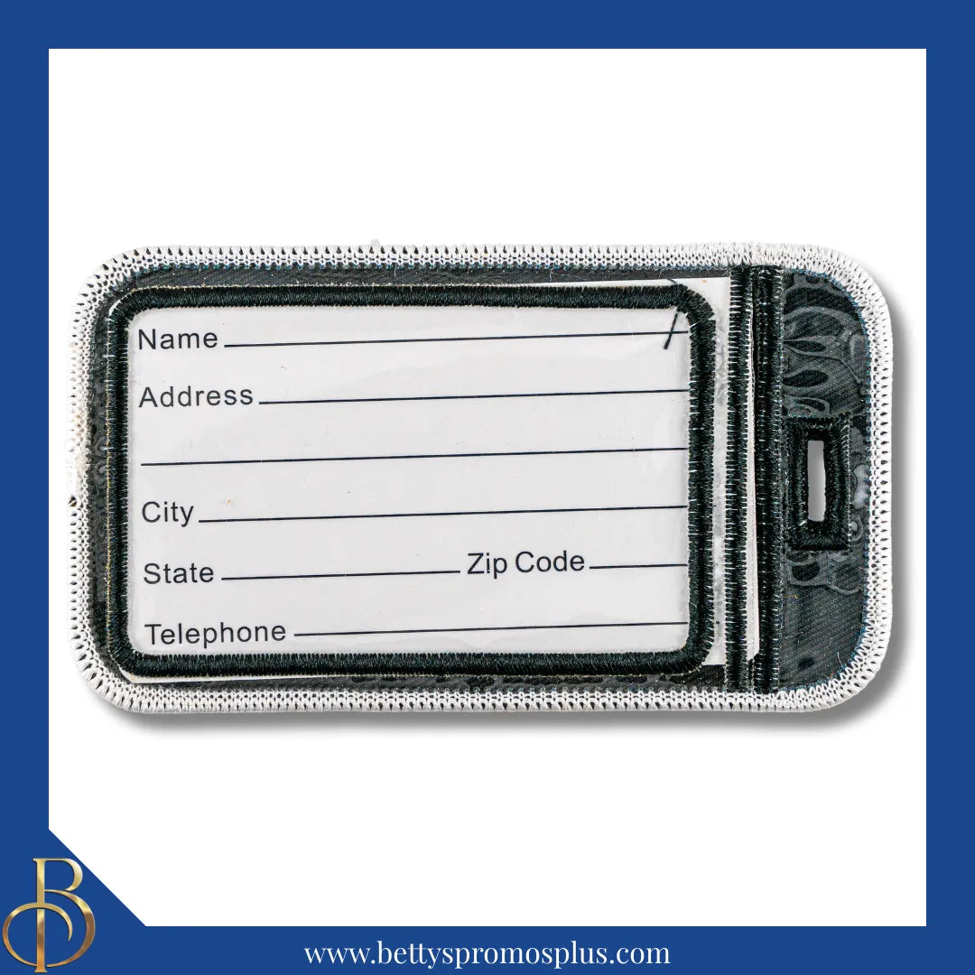 Phi Beta Sigma ΦΒΣ Founded 1914 Embroidered Luggage Tag-Phi Beta Sigma Paraphernalia-Phi Beta Sigma Luggage Tag-Betty's Promos Plus