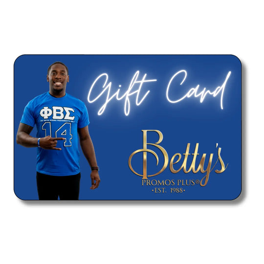 Phi Beta Sigma ΦΒΣ Gift Card-Phi Beta Sigma Paraphernalia-Phi Beta Sigma Gift Card-Betty's Promos Plus