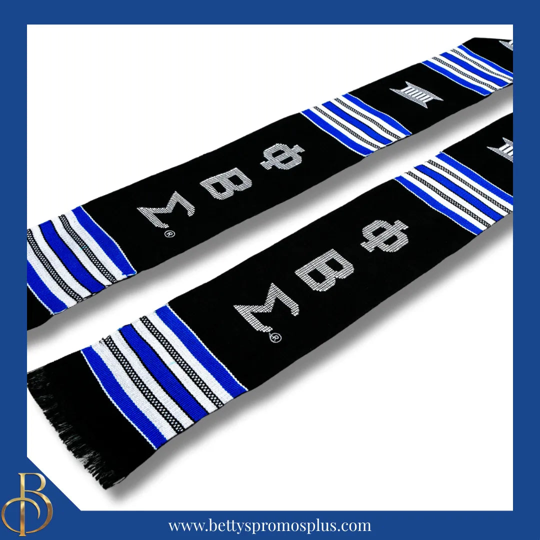 Phi Beta Sigma ΦΒΣ Greek Letters Kente Cloth Graduation Stole-Phi Beta Sigma Paraphernalia-Phi Beta Sigma Graduation Stole-Betty's Promos Plus