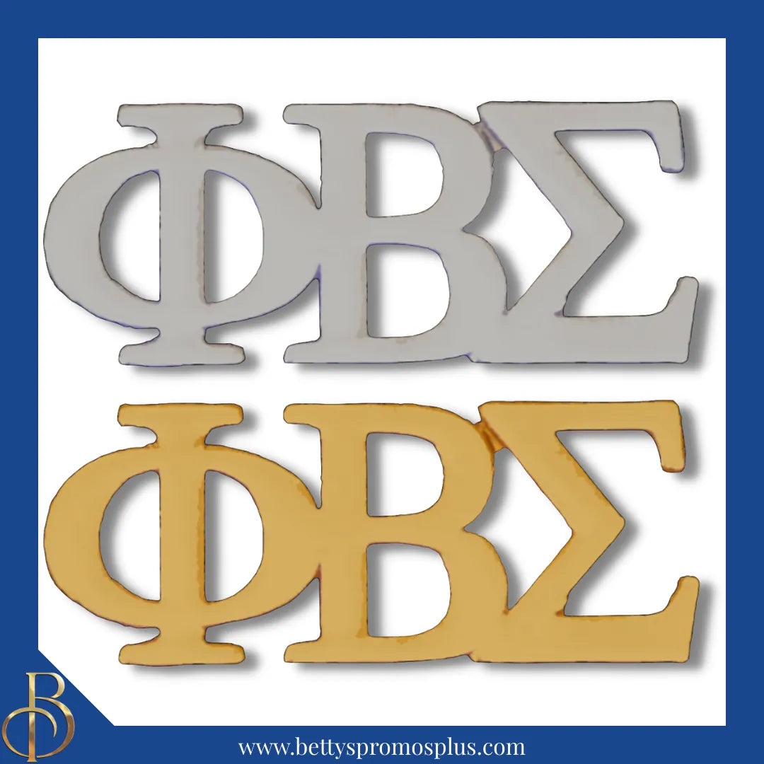 Phi Beta Sigma ΦΒΣ Greek Letters Lapel Pin-Phi Beta Sigma Paraphernalia-Phi Beta Sigma Lapel Pin-Betty's Promos Plus