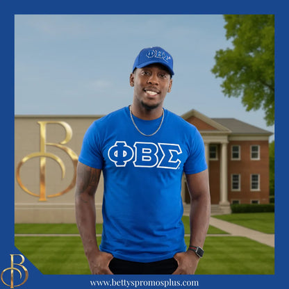 Phi Beta Sigma ΦΒΣ Greek Letters Mesh Flex Fit Embroidered Hat-Phi Beta Sigma Paraphernalia-Phi Beta Sigma Hats-Betty's Promos Plus