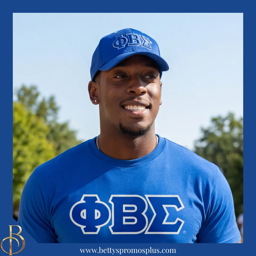 Phi Beta Sigma ΦΒΣ Greek Letters Mesh Flex Fit Embroidered Hat-Phi Beta Sigma Paraphernalia-Phi Beta Sigma Hats-Betty's Promos Plus