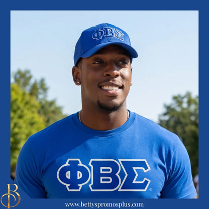 Phi Beta Sigma ΦΒΣ Greek Letters Mesh Flex Fit Embroidered Hat-Phi Beta Sigma Paraphernalia-Phi Beta Sigma Hats-Betty's Promos Plus