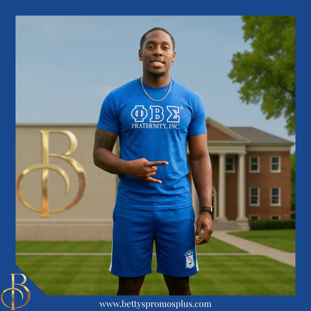 Phi Beta Sigma ΦΒΣ Performance Shorts-Phi Beta Sigma Paraphernalia-Phi Beta Sigma Shorts-Betty's Promos Plus