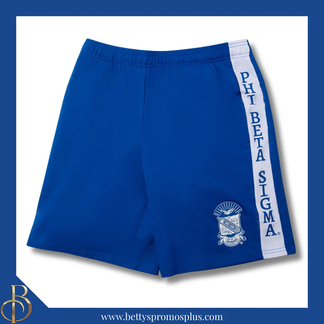 Phi Beta Sigma ΦΒΣ Performance Shorts-Phi Beta Sigma Paraphernalia-Phi Beta Sigma Shorts-Betty's Promos Plus