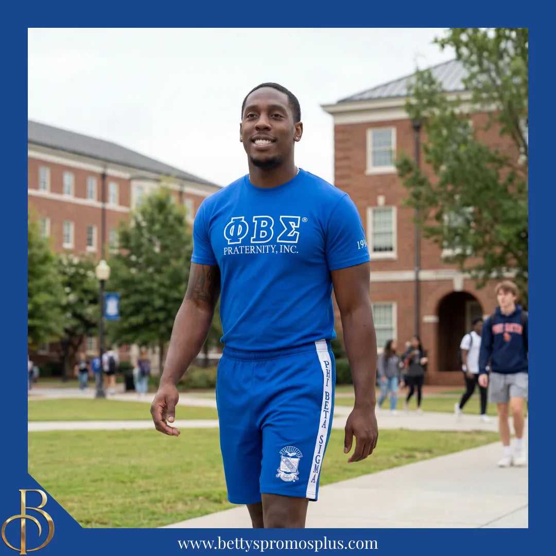 Phi Beta Sigma ΦΒΣ Performance Shorts-Phi Beta Sigma Paraphernalia-Phi Beta Sigma Shorts-Betty's Promos Plus
