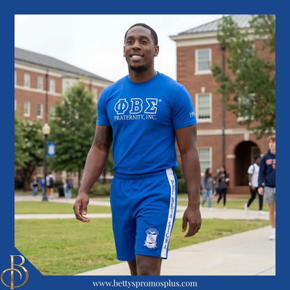 Phi Beta Sigma ΦΒΣ Performance Shorts-Phi Beta Sigma Paraphernalia-Phi Beta Sigma Shorts-Betty's Promos Plus
