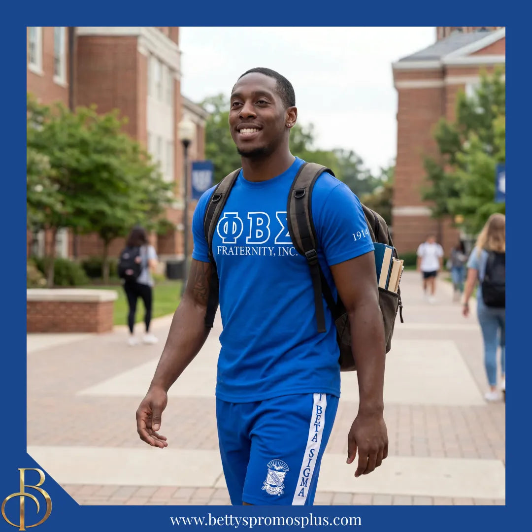 Phi Beta Sigma ΦΒΣ Performance Shorts-Phi Beta Sigma Paraphernalia-Phi Beta Sigma Shorts-Betty's Promos Plus