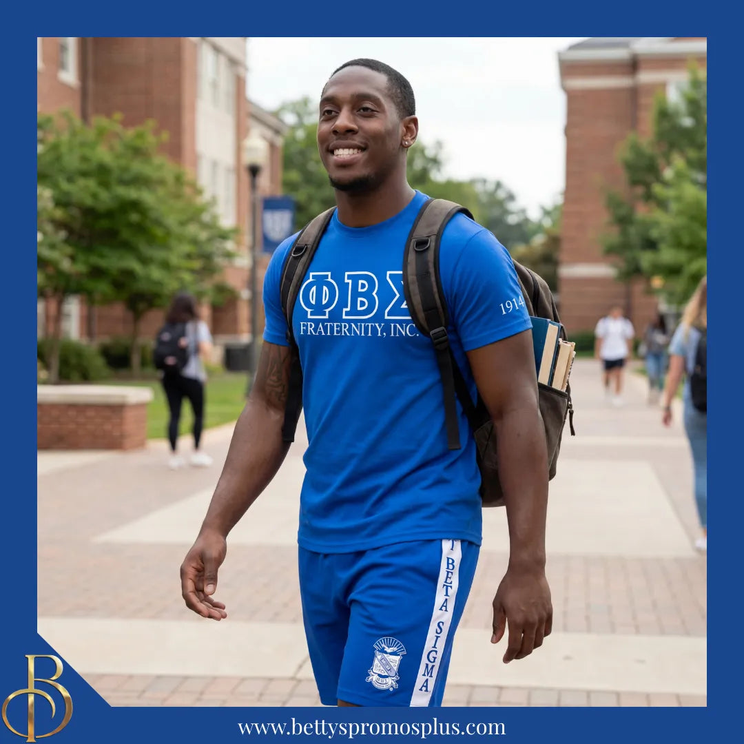 Phi Beta Sigma ΦΒΣ Performance Shorts-Phi Beta Sigma Paraphernalia-Phi Beta Sigma Shorts-Betty's Promos Plus