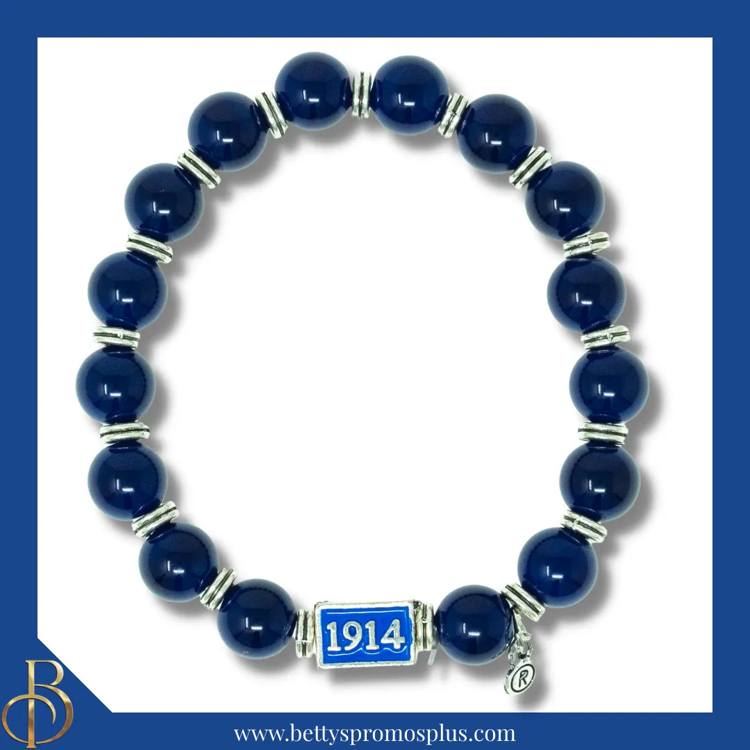 Phi Beta Sigma ΦΒΣ Royalty Beaded Bracelet-Phi Beta Sigma Paraphernalia-Phi Beta Sigma Bracelet-Betty's Promos Plus