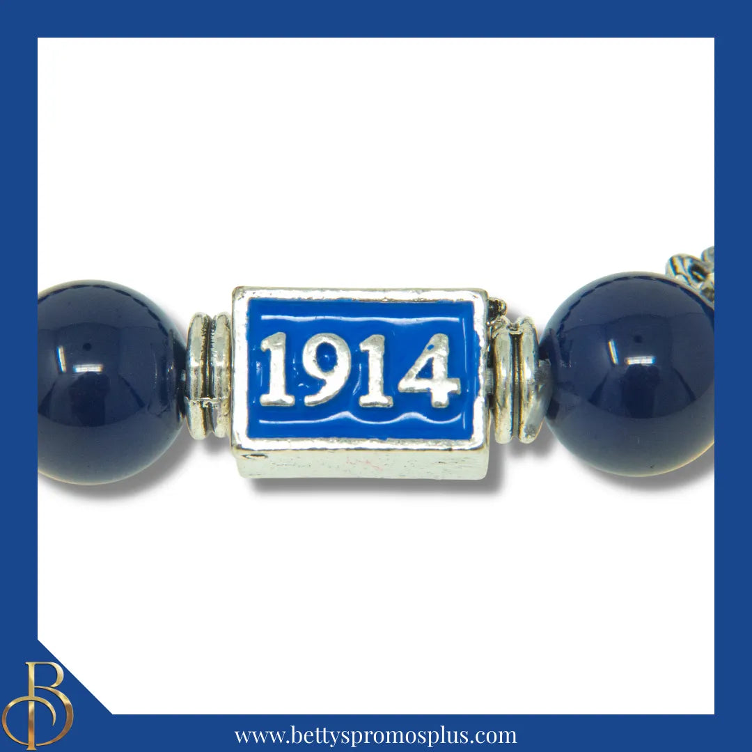 Phi Beta Sigma ΦΒΣ Royalty Beaded Bracelet-Phi Beta Sigma Paraphernalia-Phi Beta Sigma Bracelet-Betty's Promos Plus