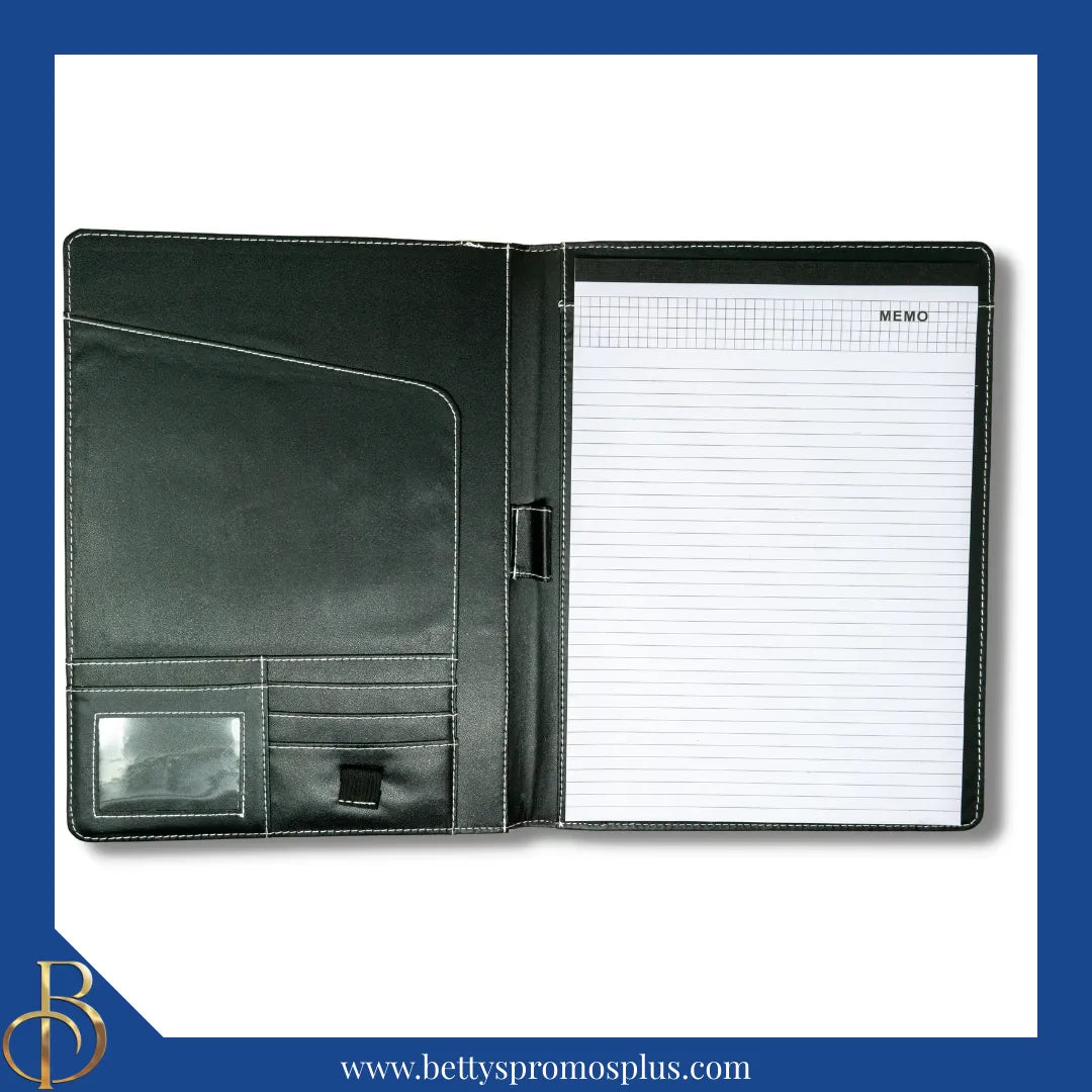 Phi Beta Sigma ΦΒΣ Shield Business Padfolio Portfolio with Legal Pad-Phi Beta Sigma Paraphernalia-Phi Beta Sigma Padfolio-Betty's Promos Plus