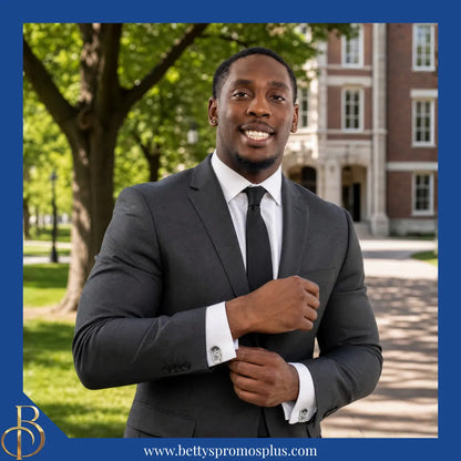 Phi Beta Sigma ΦΒΣ Shield Cuff Links-Phi Beta Sigma Paraphernalia-Phi Beta Sigma Cuff Links-Betty's Promos Plus