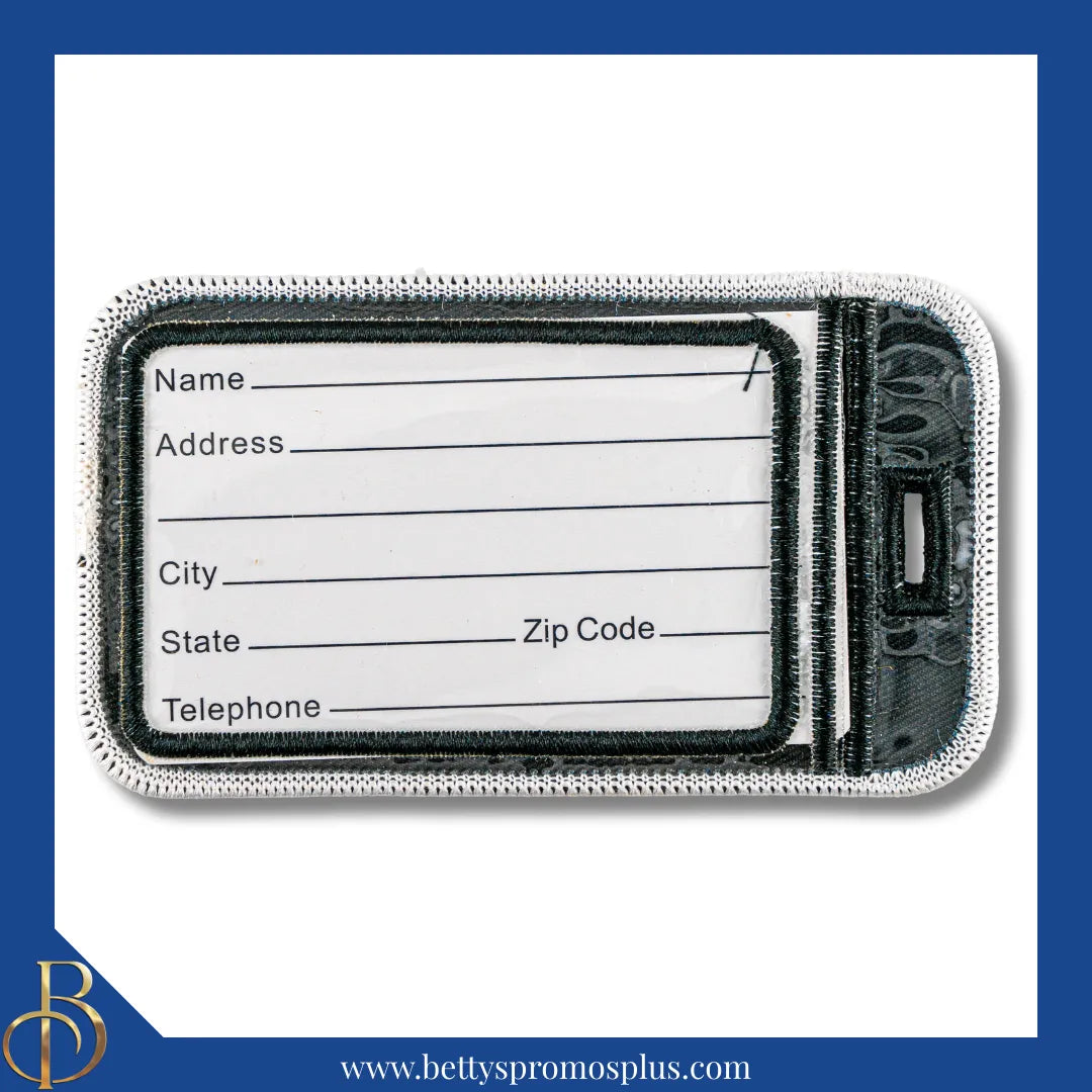 Phi Beta Sigma ΦΒΣ Shield Embroidered Luggage Tag-Phi Beta Sigma Paraphernalia-Phi Beta Sigma Luggage Tag-Betty's Promos Plus