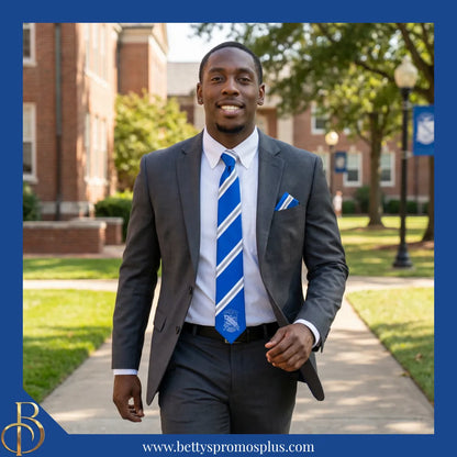 Phi Beta Sigma ΦΒΣ Tie and Pocket Square Combo-Phi Beta Sigma Paraphernalia-Phi Beta Sigma Tie Set-Betty's Promos Plus