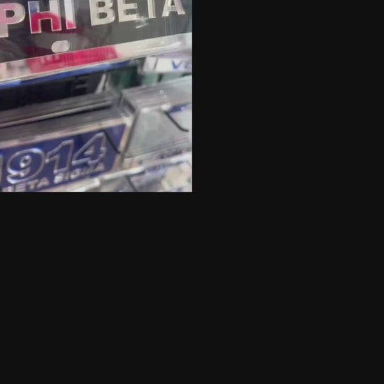 Zeta Phi Beta 1920 License Plate