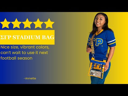 Sigma Gamma Rho ΣΓΡ Cross Body Clear Stadium Bag