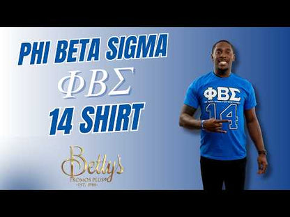 Phi Beta Sigma ΦΒΣ 14 Screen Printed T-Shirt