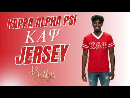 Kappa Alpha Psi ΚΑΨ Double Stitched Embroidered Ringer T-Shirt