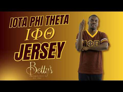 Iota Phi Theta ΙΦΘ Double Stitched Appliqué Embroidered Jersey T-Shirt