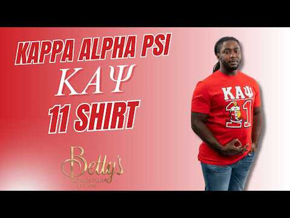 Kappa Alpha Psi ΚΑΨ 11 with Shield Screen Printed T-Shirt