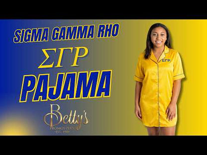 Sigma Gamma Rho ΣΓΡ Nightshirt Pajama Night Shirt Gown