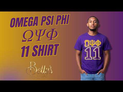 Omega Psi Phi ΩΨΦ 11 Screen Printed T-Shirt