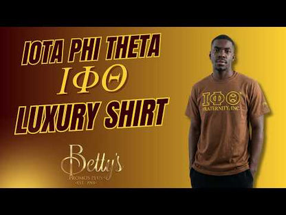 Iota Phi Theta ΙΦΘ Luxury Embroidered T-Shirt with 1963 Sleeve
