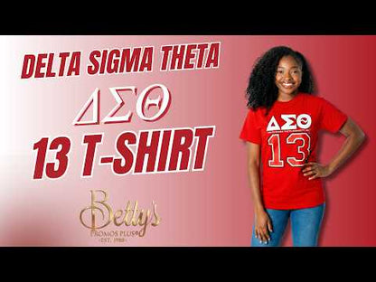 Delta Sigma Theta ΔΣΘ 13 Screen Printed T-Shirt